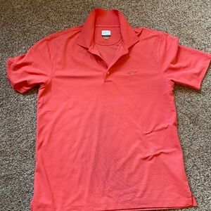 Greg Norman coral/peach golf polo short sleeve Men’’s